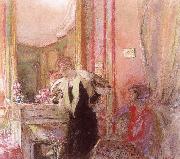Edouard Vuillard, Before the fireplace